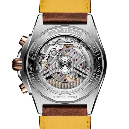 Breitling Chronomat B01 Triumph 42 mm Titanium and Red Gold image number 4