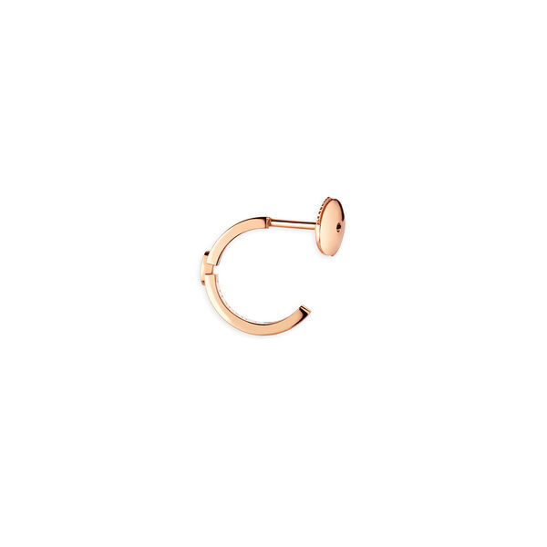 Liens Évidence Rose Gold Diamonds Earrings