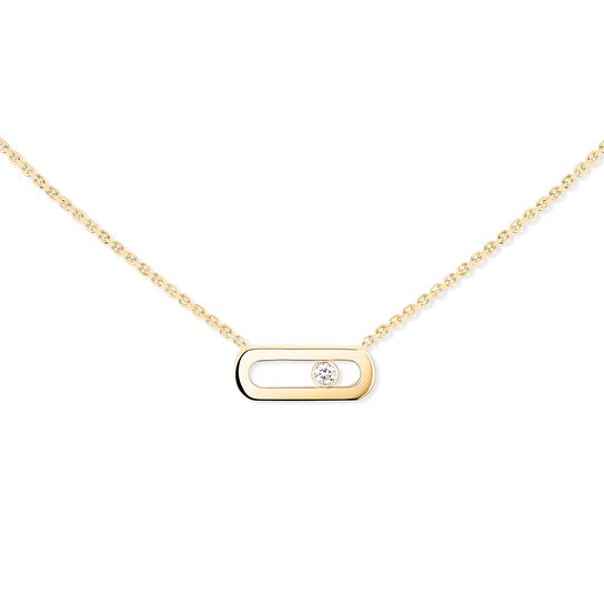 Messika Move Uno Yellow Gold and Diamond Pendant image number 0