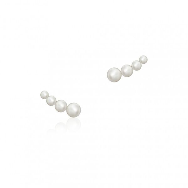 Boucles d’oreilles à barre de perles d’eau douce