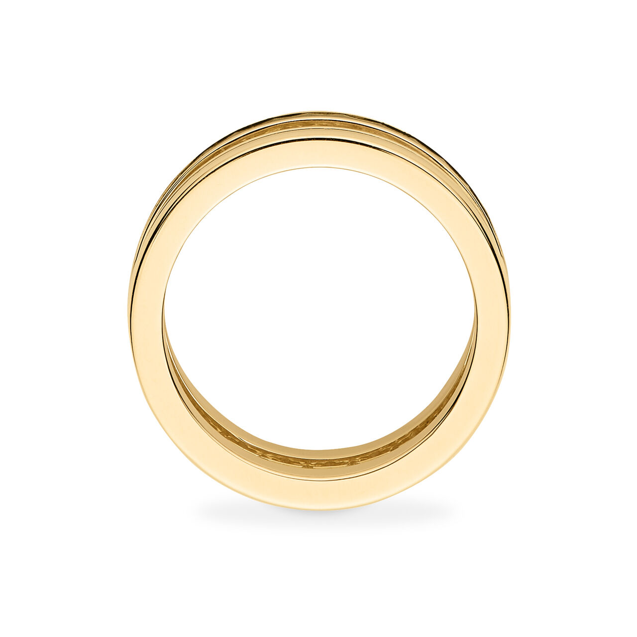 Birks Dare to Dream Malachite Ring, Yellow Gold Side image number 3