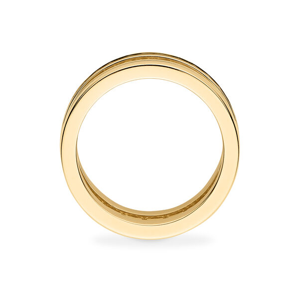 Bague en or jaune et malachite