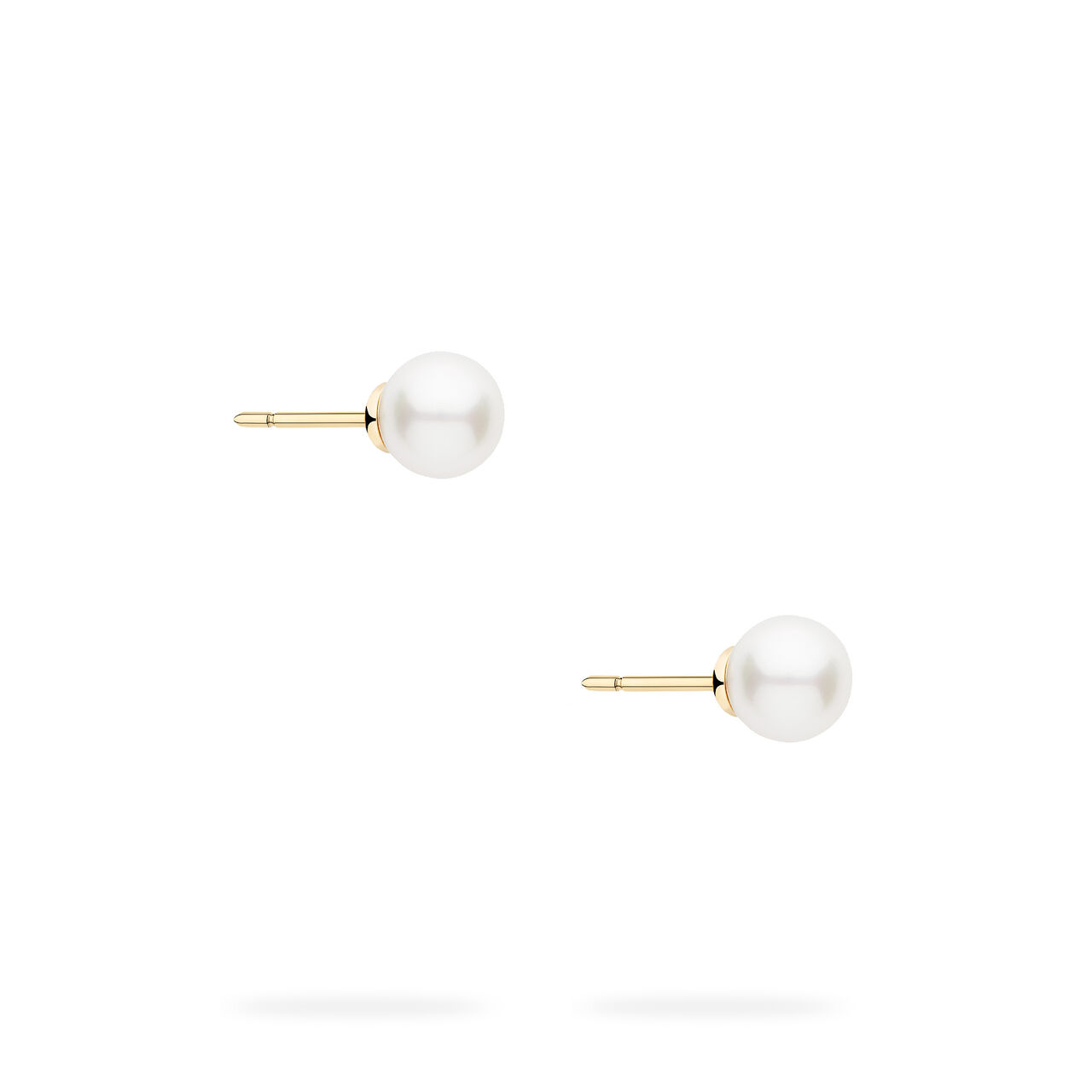Birks Pearls 6.5&ndash;7 mm Akoya Pearl Earrings in Yellow Gold image number 4