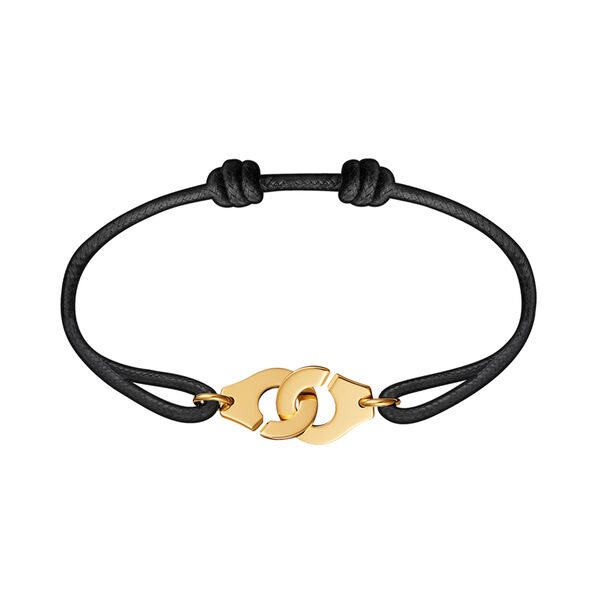 Menottes R12 Yellow Gold Cord Bracelet