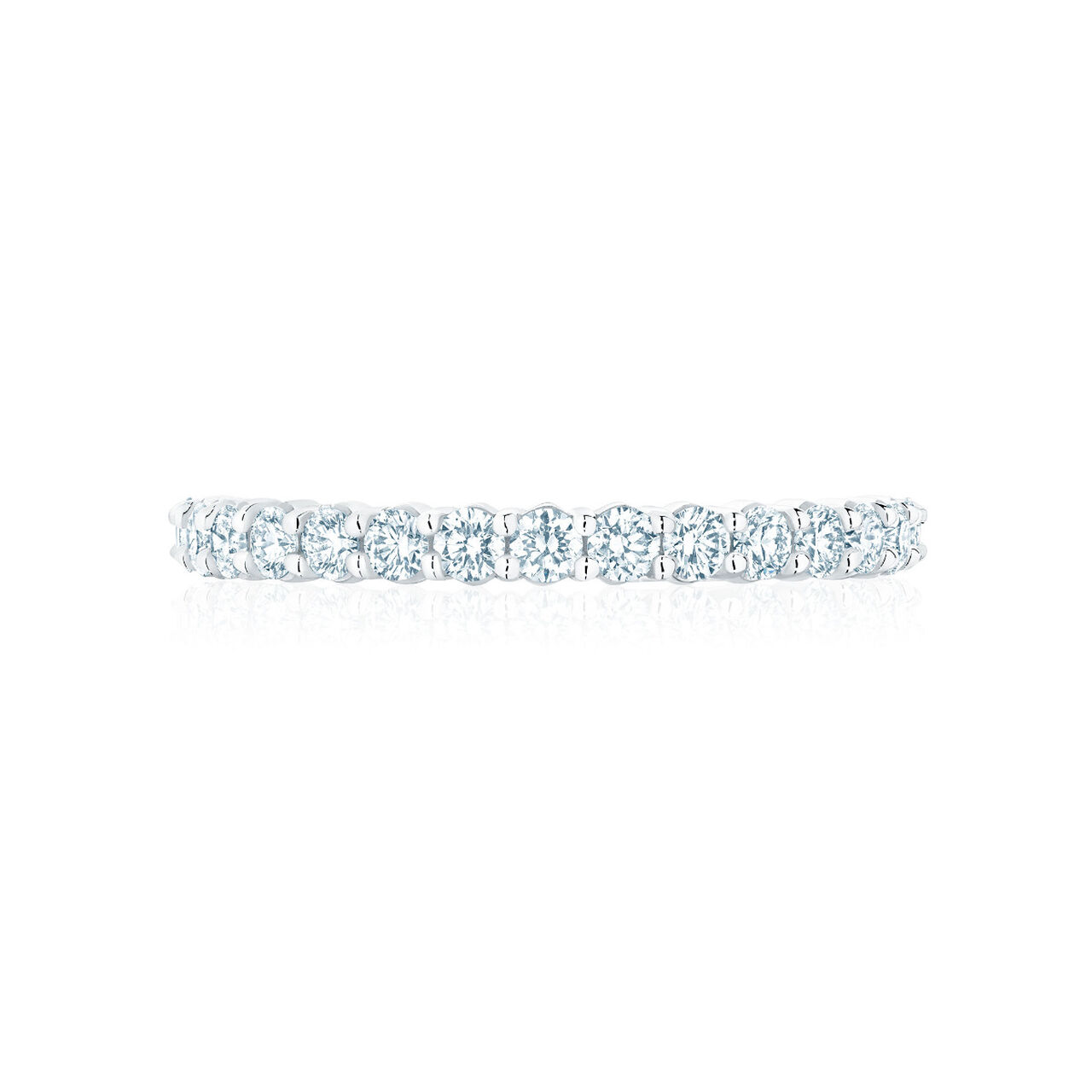 Bijoux Birks White Gold And 1.11Ct Diamond Eternity Wedding Band image number 0