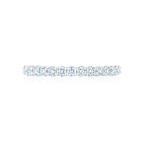 White Gold and 1.11ct Diamond Eternity Wedding Band