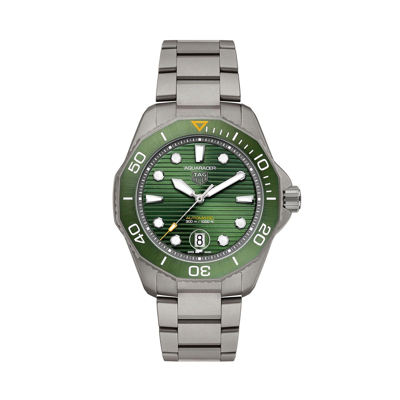 tag heuer aquaracer automatic titanium 43mm wbp208b.bf0631 front image number 0