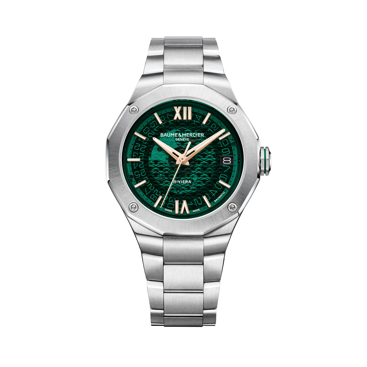 Baume & Mercier Riviera Baumatic 39 mm Stainless Steel image number 0
