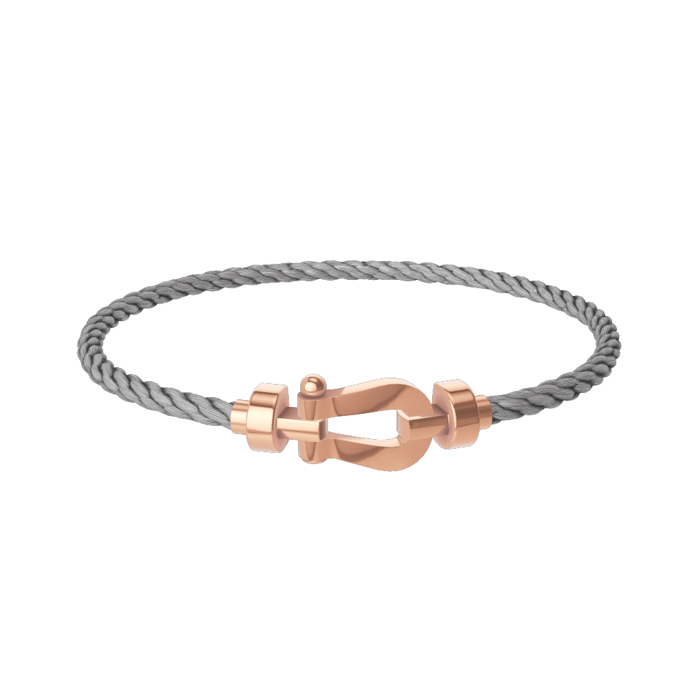Force 10 Medium Rose Gold Cable Bracelet