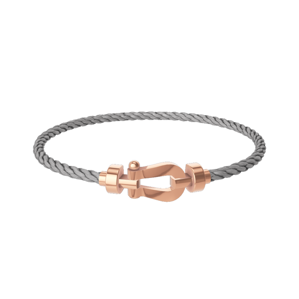 Force 10 Medium Rose Gold Cable Bracelet