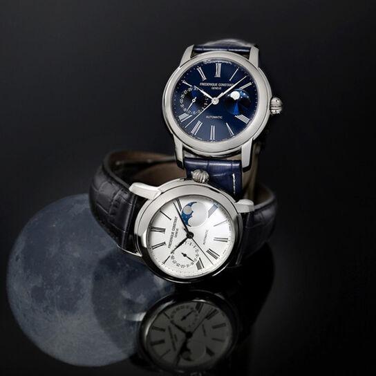 Frederique Constant Manufacture Automatic Moonphase 42 mm Stainless Steel FC-712MS4H6 Lifestyle image number 3