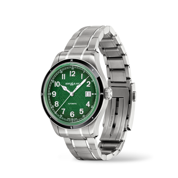 1858 0 Oxygen 41 mm automatique en acier inoxydable
