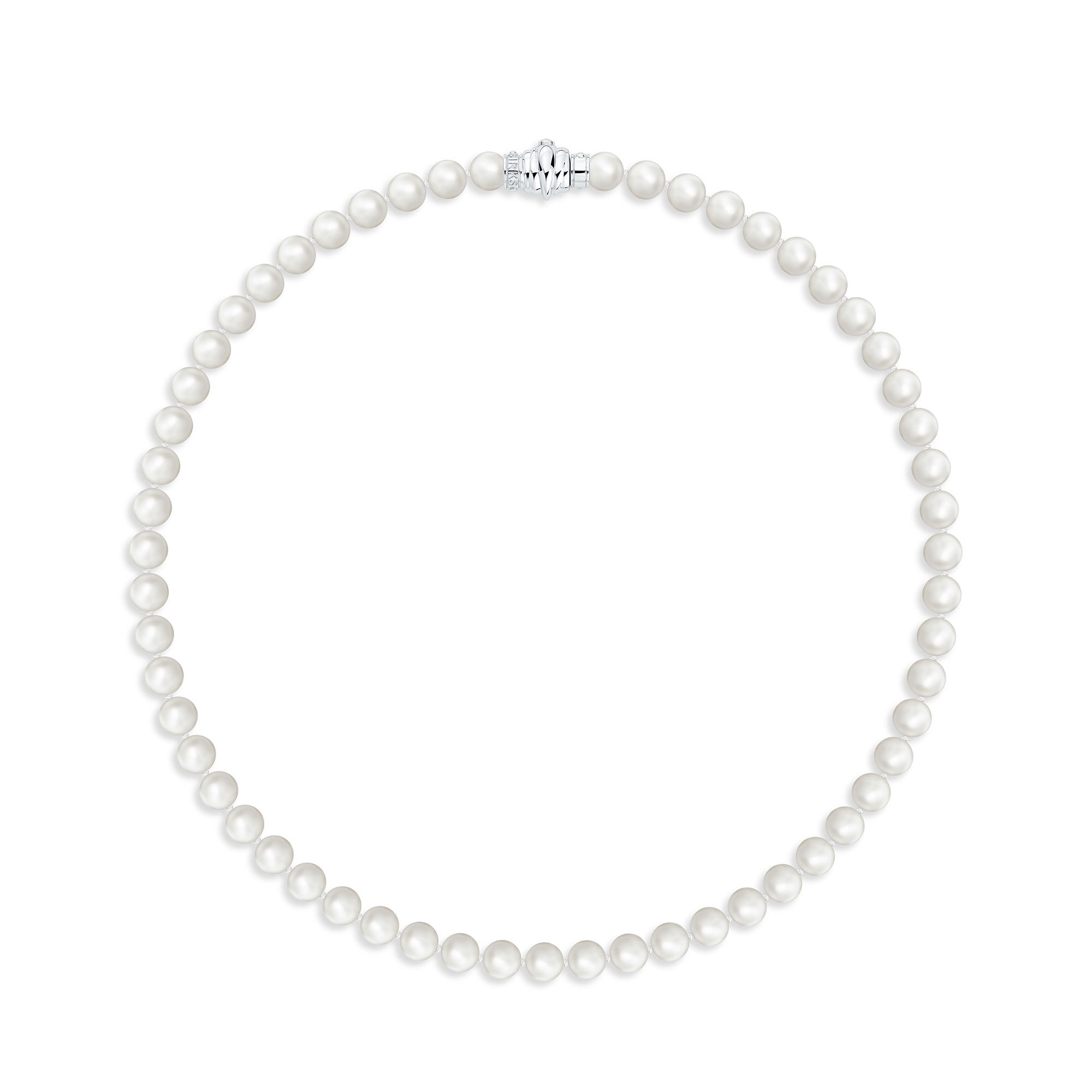 Pearl Necklace with White Gold Clasp Birks Essentials