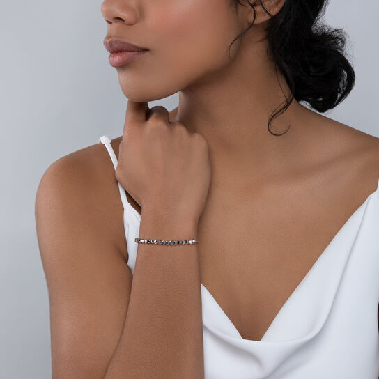 Bracelet ajustable en argent image number 1