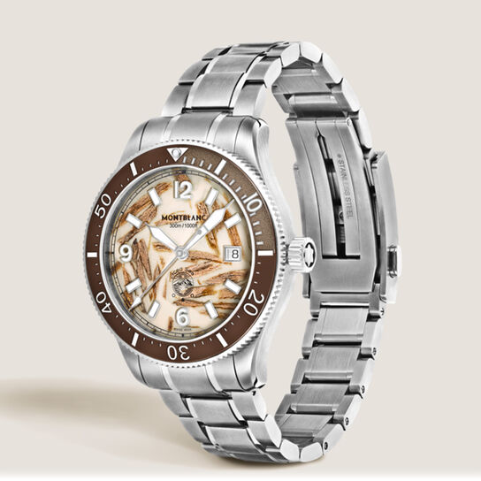 Montblanc 1858 Iced Sea 0 Oxygen Automatic 41 mm Stainless Steel - Limited Edition image number 1