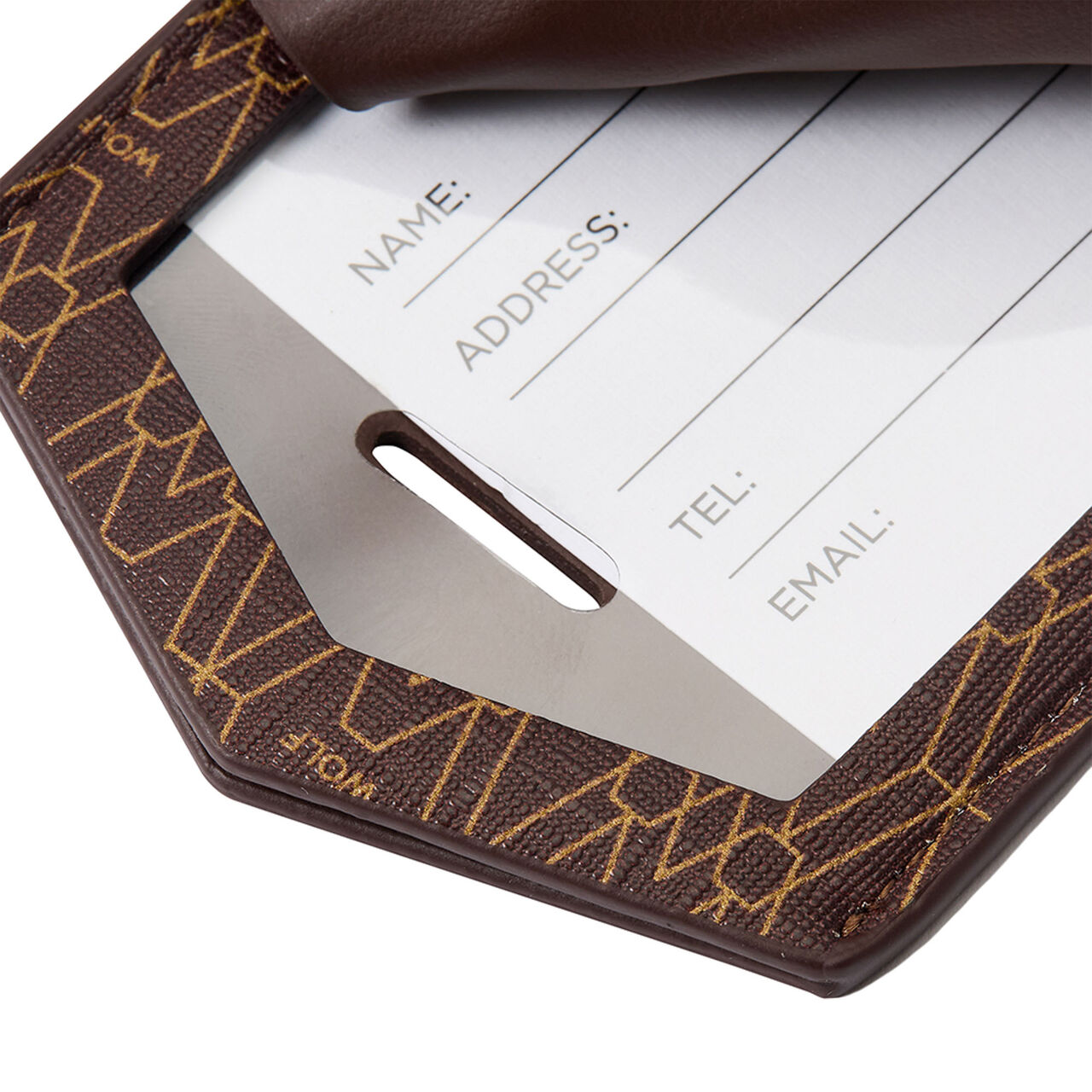 WOLF Signature Brown Luggage Tag 776733 image number 1