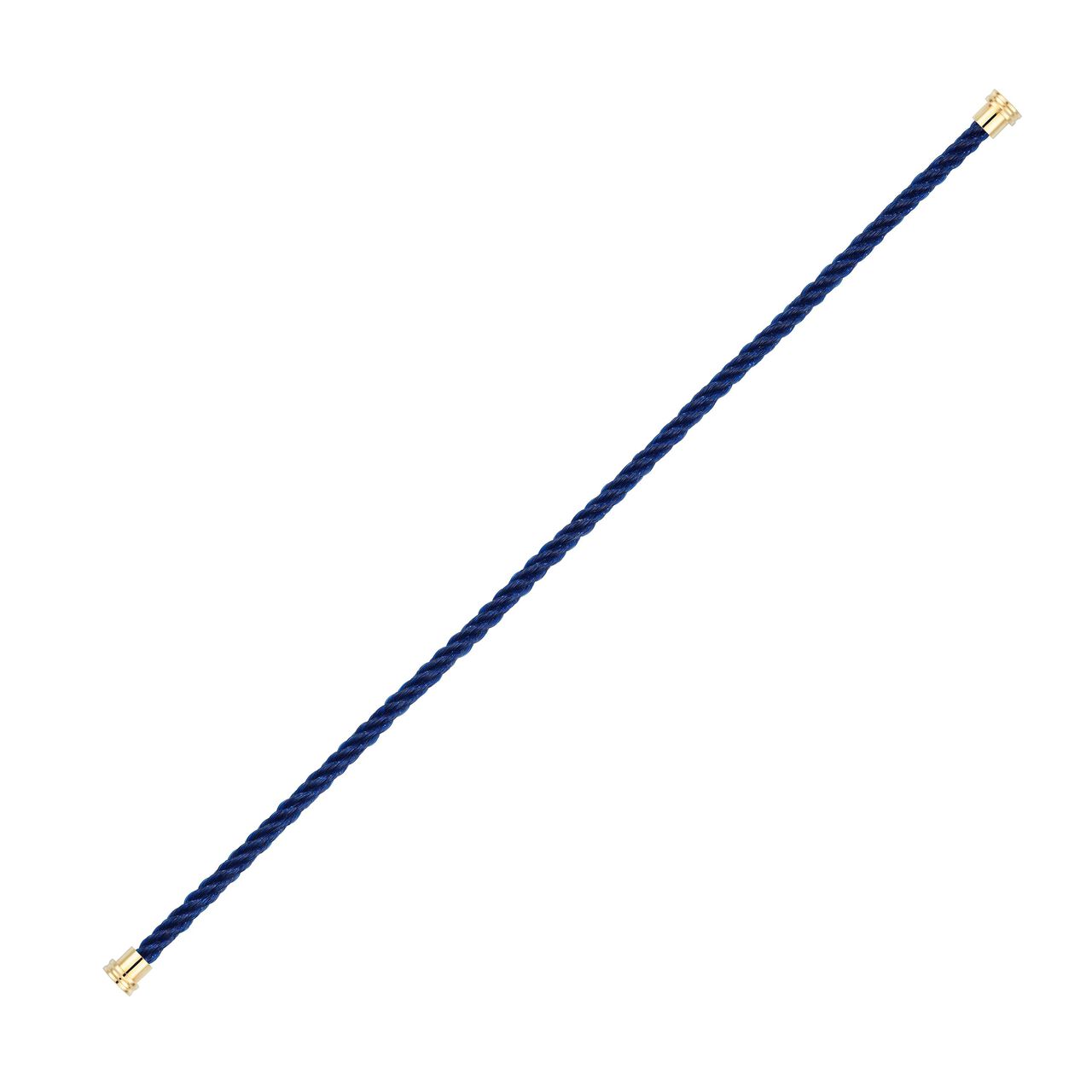 Fred Yellow Gold Plated Stainless Steel Medium Blue Cable 6B1057 image number 0