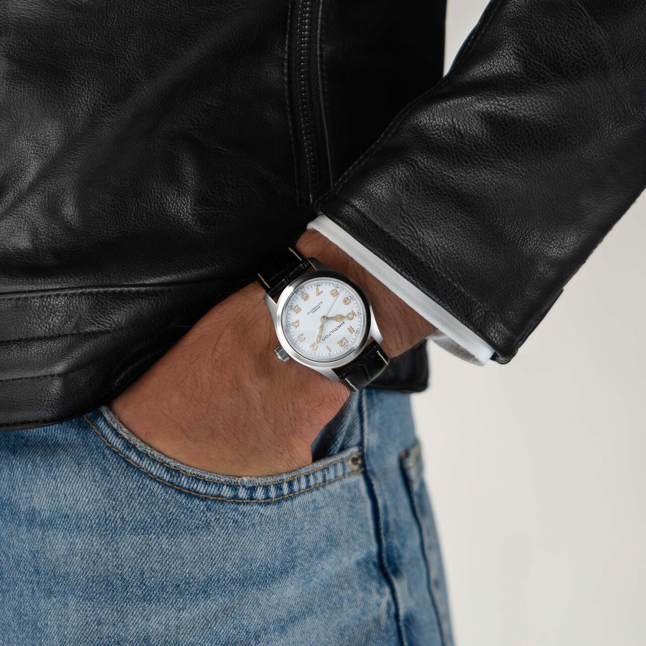 Hamilton Khaki Field Murph 38 mm automatique en acier inoxydable image number 1