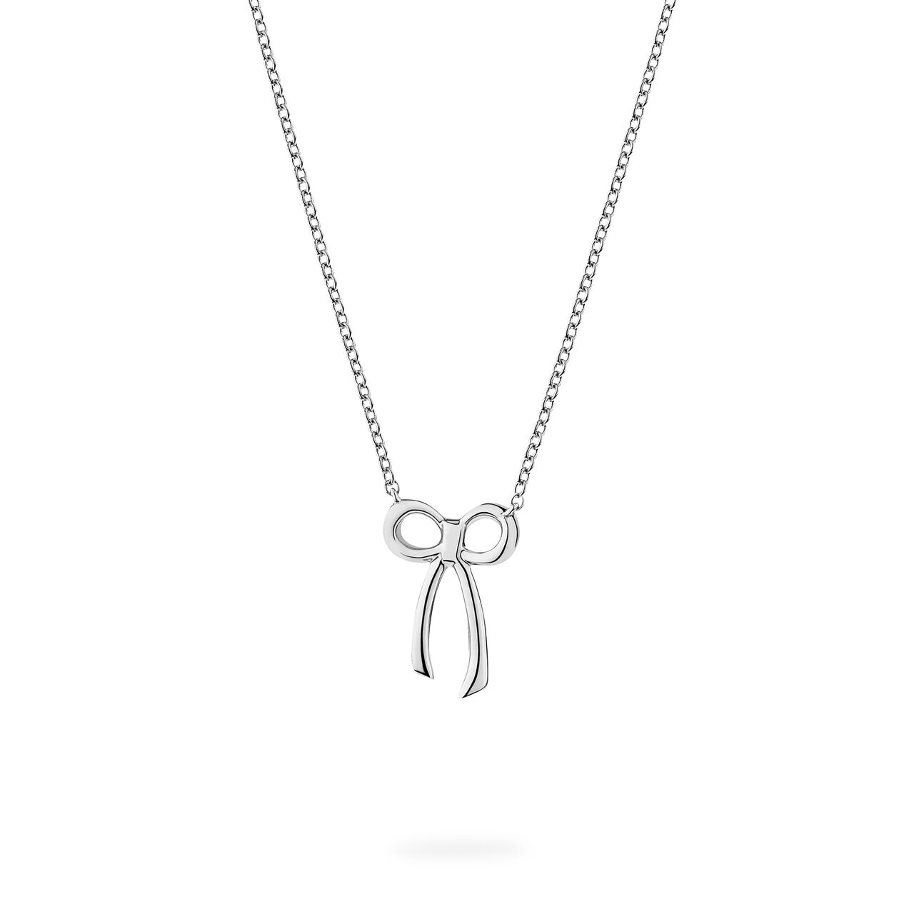 Birks Essentiels collier en forme de n&oelig;ud en argent sterling pour enfants image number 0