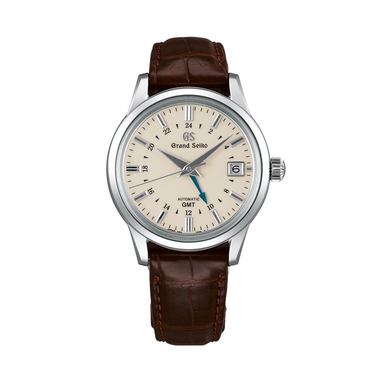 maison birks grand seiko elegance automatic gmt steel 39 5mm sbgm221 image number 0