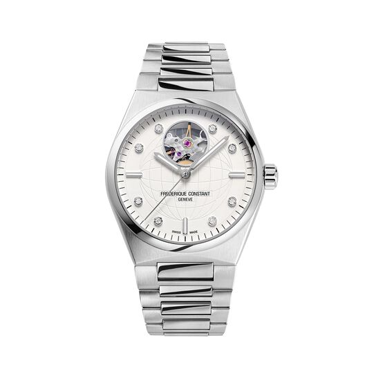 Frederique Constant Highlife Automatic Heart Beat 34 mm Stainless Steel and Diamond FC-310SD2NH6B image number 0