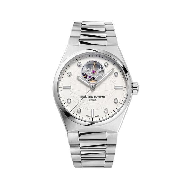 Highlife Automatic Heart Beat 34 mm Stainless Steel and Diamond