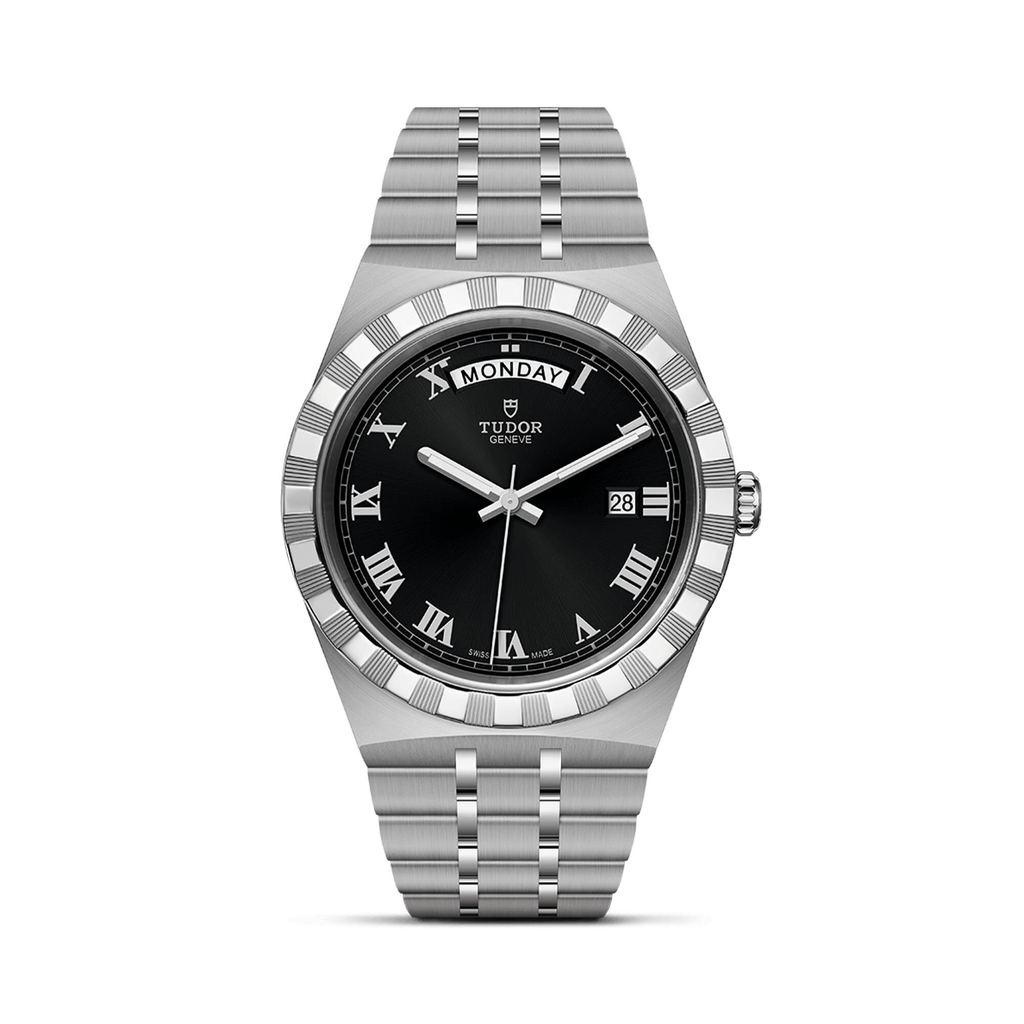 Tudor Royal 41 MM Dark Coloured Dial Steel Bracelet Maison Birks