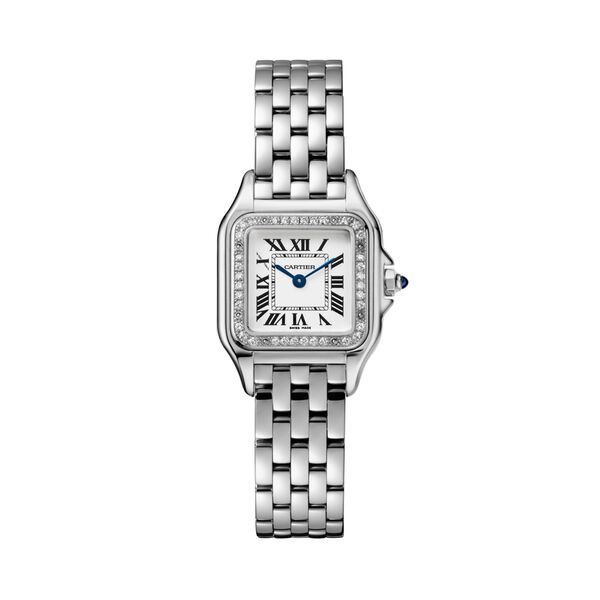 Panthère de Cartier Small Model Quartz 30 mm Stainless Steel and Diamond