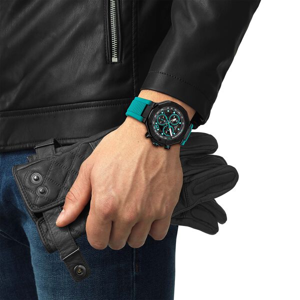 T-Race Quartz Chronograph 45 mm PVD Stainless Steel