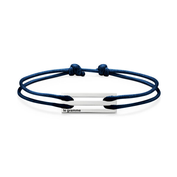 2.5g Silver Navy Cord Bracelet