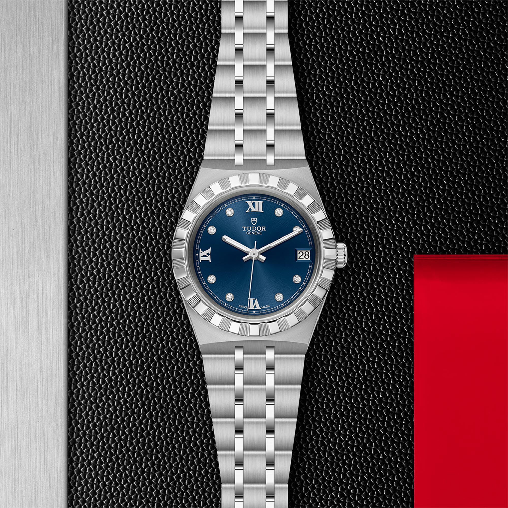 TUDOR Royal Automatic 34 mm Stainless Steel and Diamond