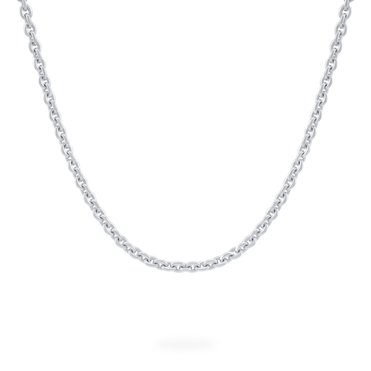 450014641476 birks essentials silver chain necklace image number 0