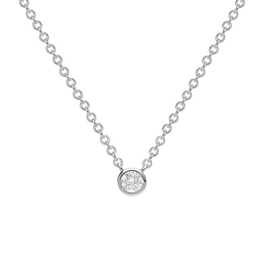 Birks Essentials Sterling Silver and Diamond Pendant image number 0