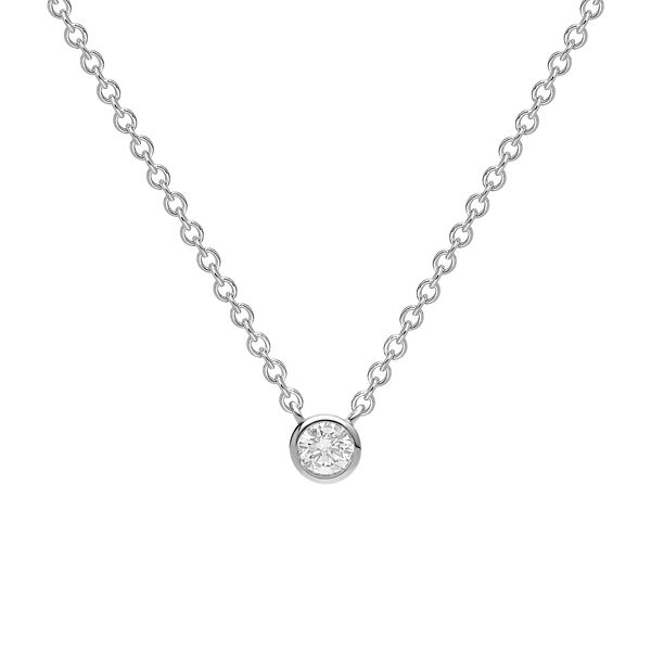 Sterling Silver and Diamond Pendant
