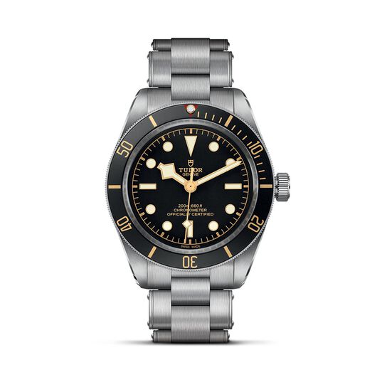 maison birks tudor black bay fifty eight 39 mm steel case steel bracelet black dial m79030n 0001 image number 0