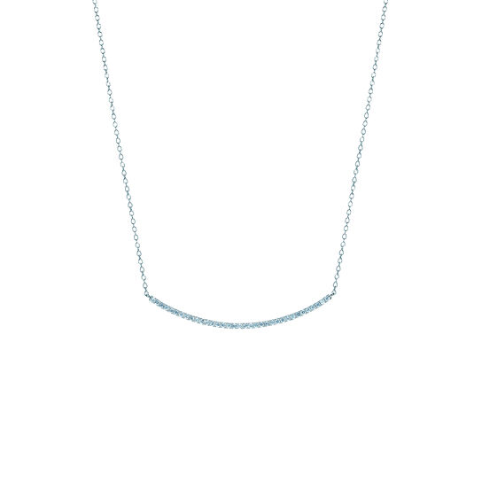 bijoux birks rosee du matin diamond bar necklace image number 0