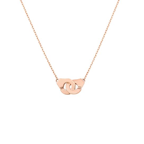 maison birks dinh van paris menottes dinh van pink gold necklace 601205 image number 0
