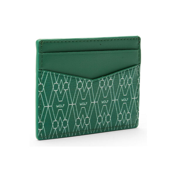 Porte-cartes Signature 5 cartes vert