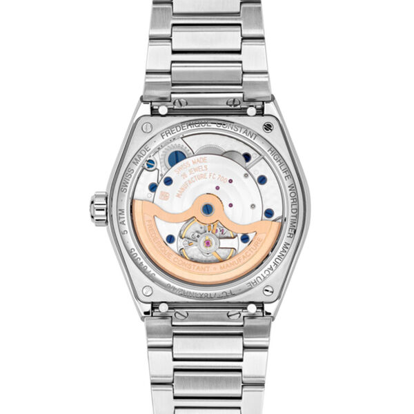 Highlife Manufacture 41 mm World Timer en acier inoxydable