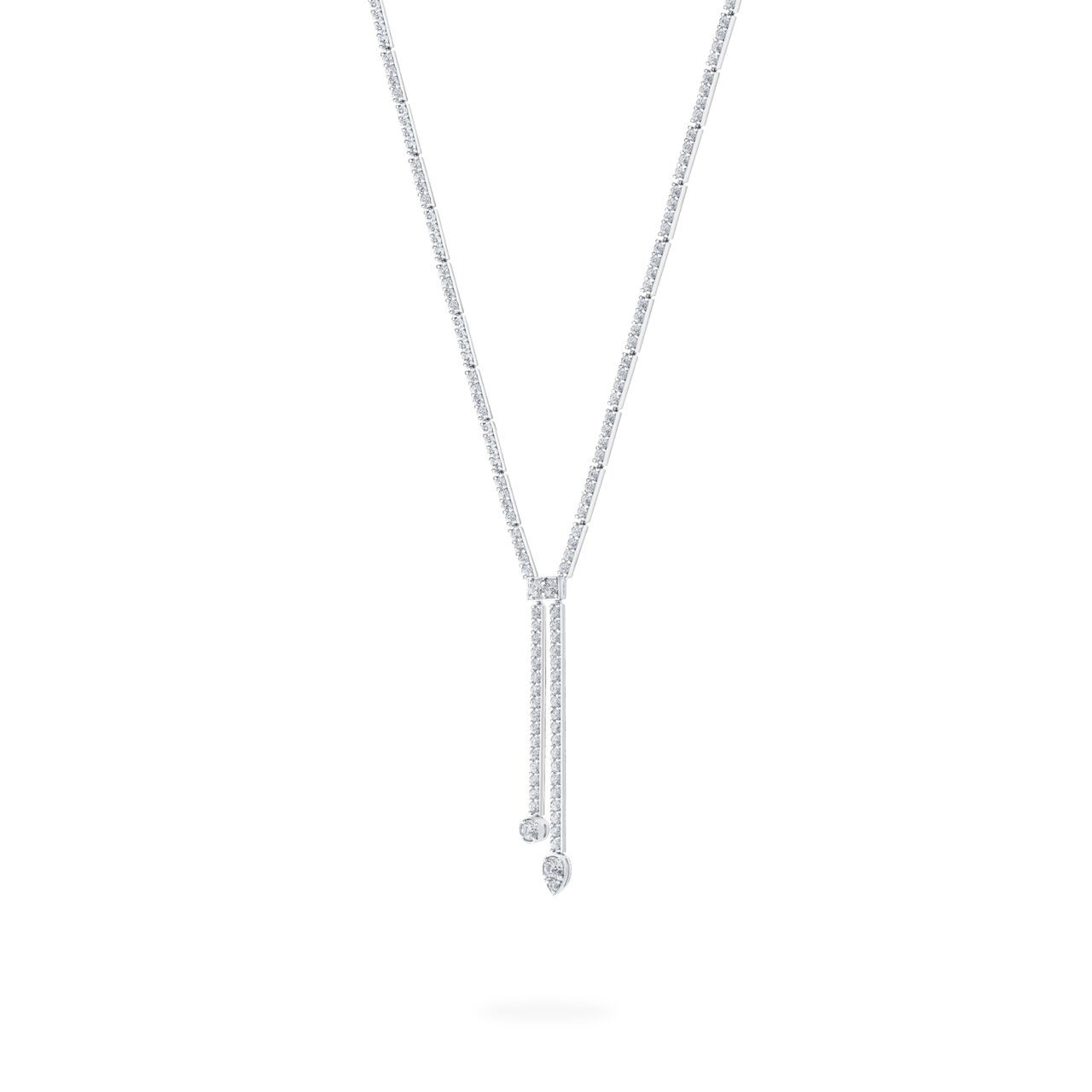 Birks Splash Diamond Lariat Necklace image number 1