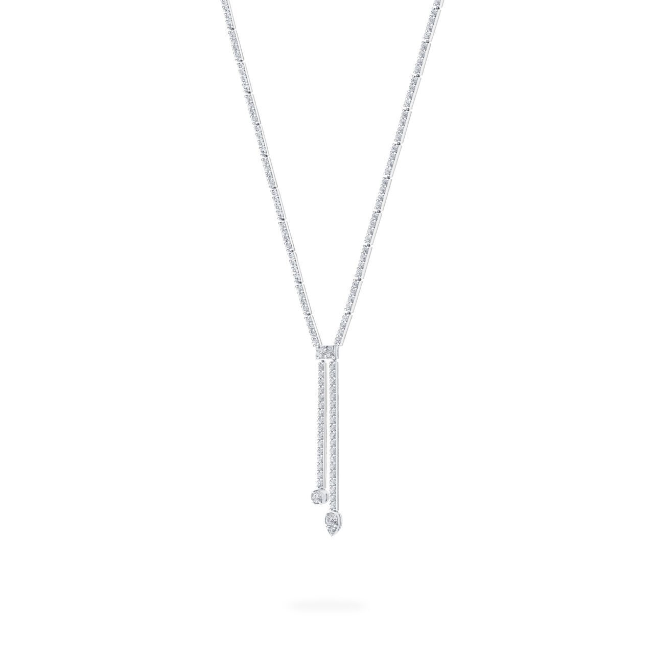 Birks Splash Diamond Lariat Necklace image number 2