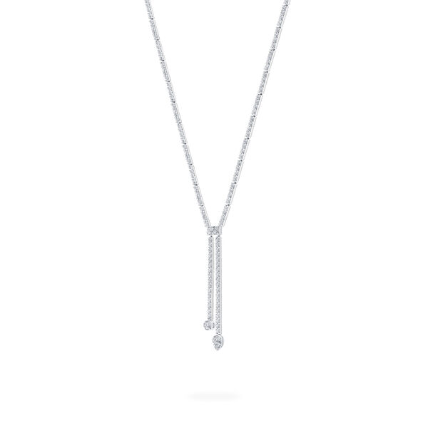 Collier lariat en diamants