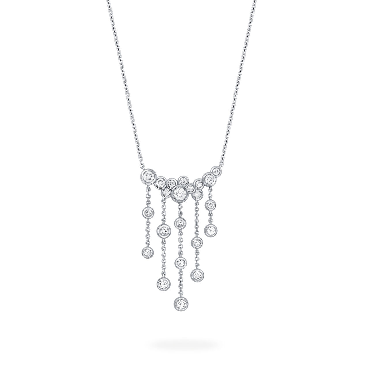 bijoux birks splash diamond large drop necklace image number 0