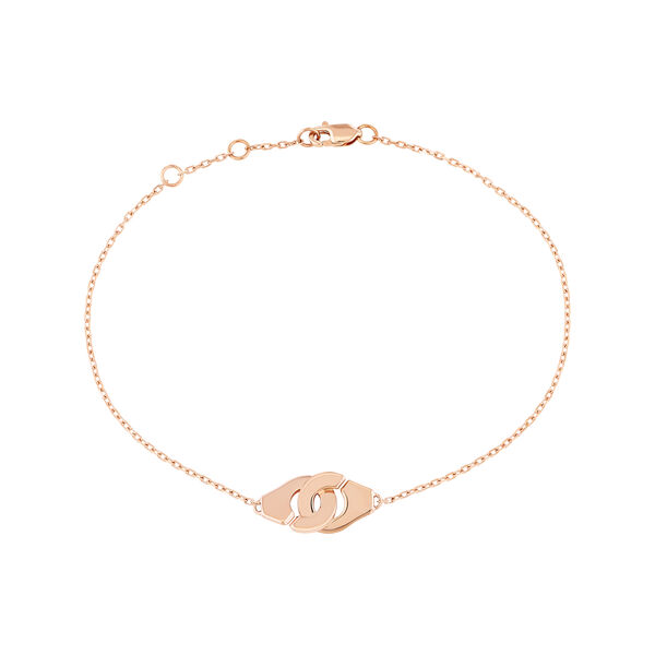 Double Coeurs R9 Rose Gold Bracelet