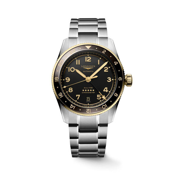 Spirit Zulu 39 mm GMT automatique en acier inoxydable et or jaune