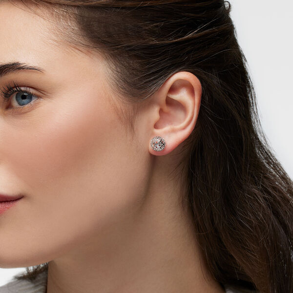 Boutons d'oreilles en argent