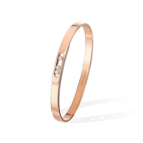 Move Noa Small Rose Gold and Diamond Bangle