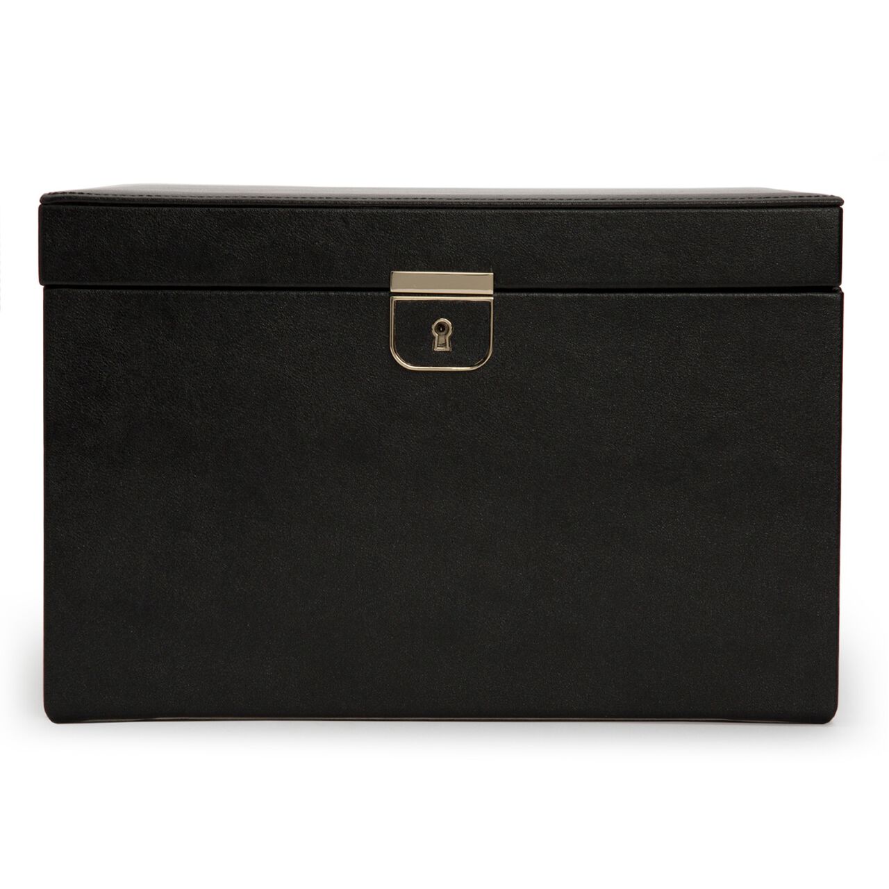 WOLF Palermo Black Large Jewellery Case image number 0