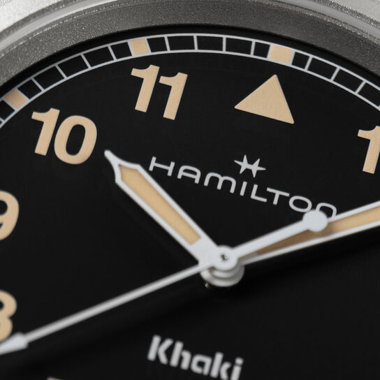Hamilton Khaki Field 38 mm quartz en acier inoxydable image number 2