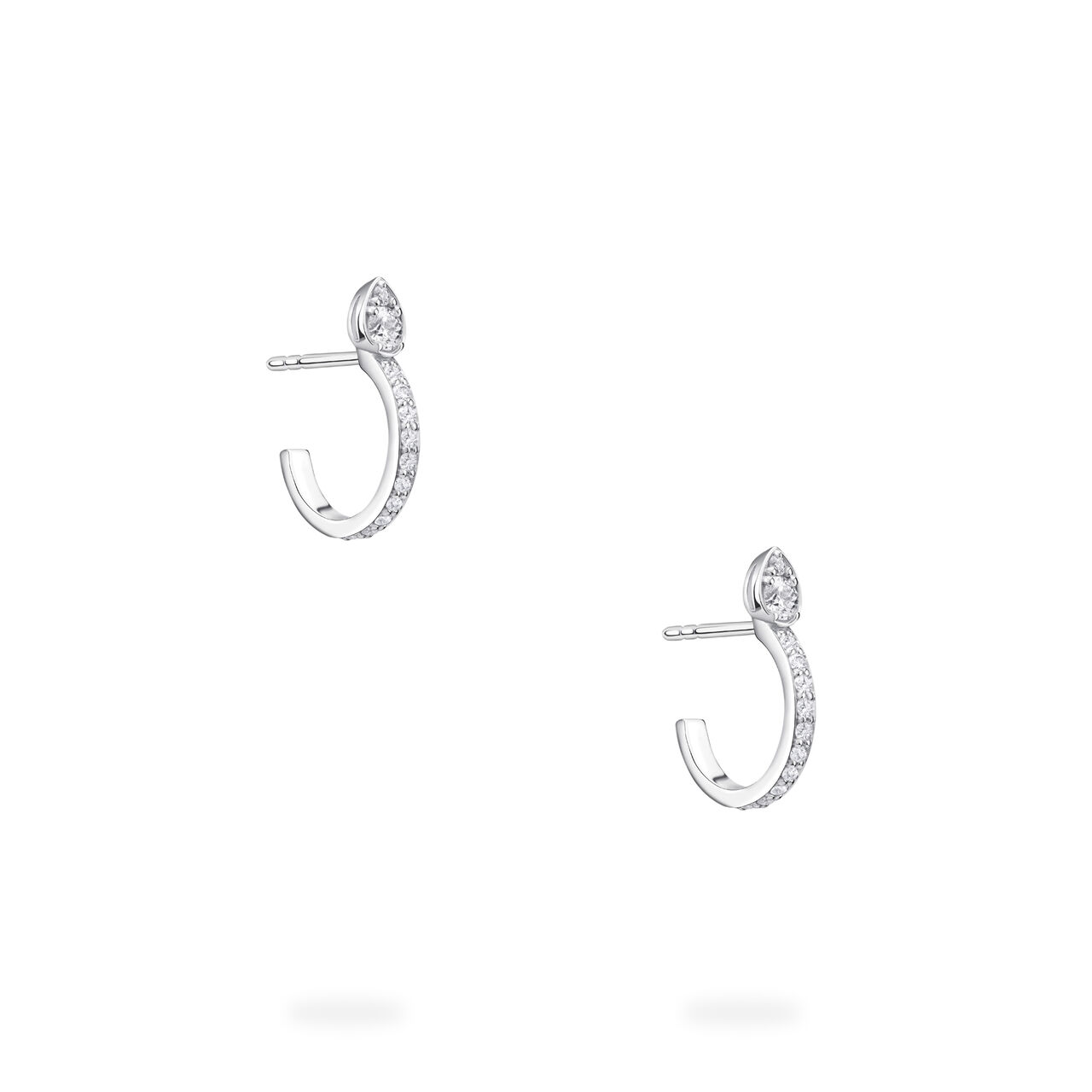 Birks Splash PavÃ© Diamond Hoop Earrings image number 3